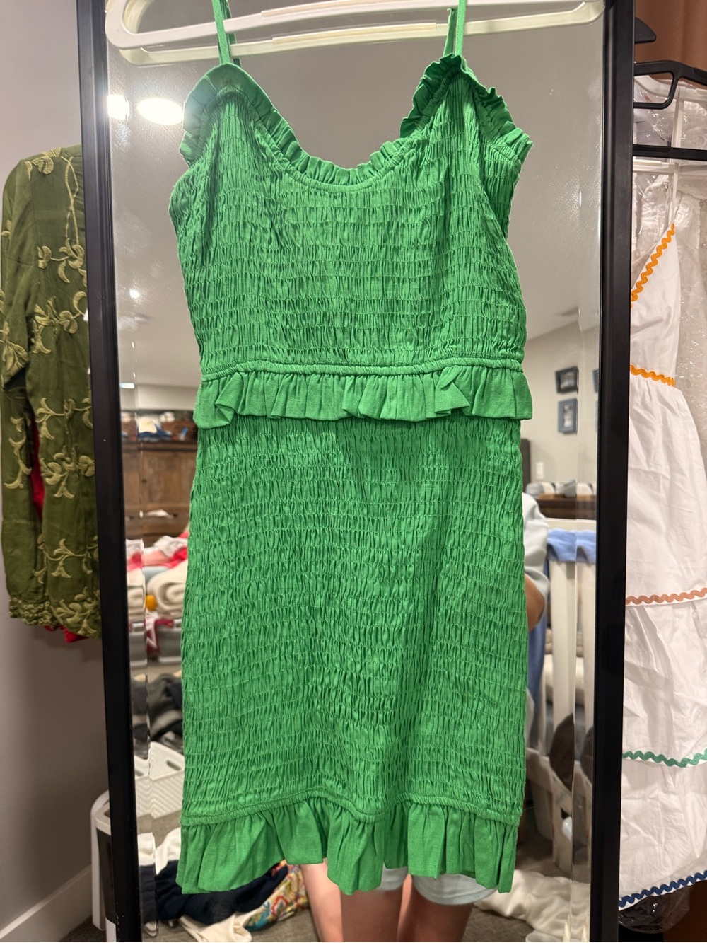 S DO+BE Smocked Ruffle-Trim Dress